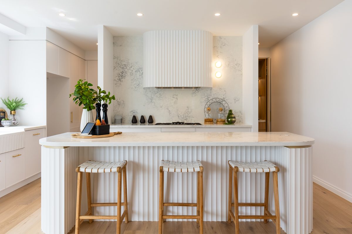 Routed kitchen door panels